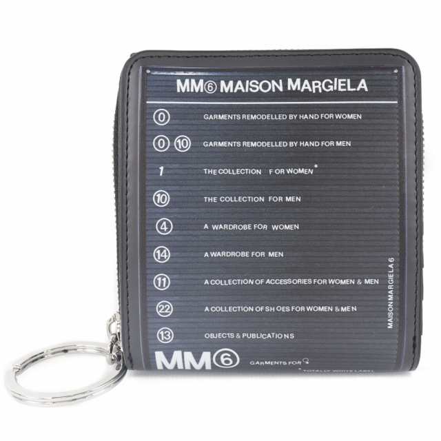 MAISON MARGIELA メゾン マルジェラ MM6 エムエムシックス S54UI0066 カーフ グレー 二つ折り財布 直営店に限定