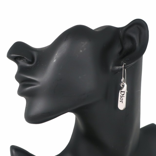 Dior クリスチャンディオール ロゴプレート フック 金属製 シルバー