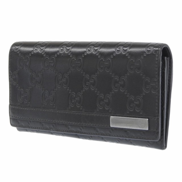 GUCCI グッチ GGシマ 233112 カーフ 黒 長財布 ユニセックス