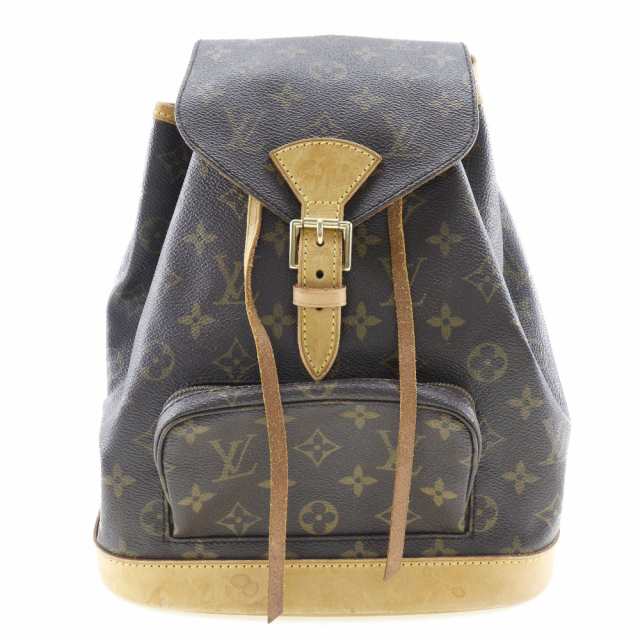 LOUIS VUITTON ルイ・ヴィトン モンスリMM ※ジャンク品 M51136 モノグラムキャンバス 茶