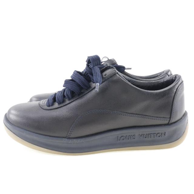 LOUIS VUITTON ルイ・ヴィトン 靴 レザー 黒 スニーカー レディース 【中古】 ランクB+_1