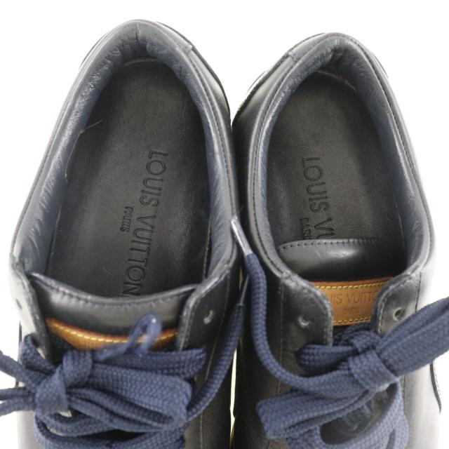 LOUIS VUITTON ルイ・ヴィトン 靴 レザー 黒 スニーカー レディース 【中古】 ランクB+_4