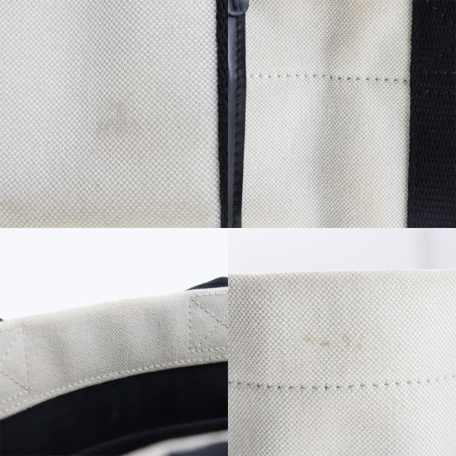 BALENCIAGA バレンシアガ ハードウェア スモール 2WAYショルダー 671402 キャンバス 黒/白_7