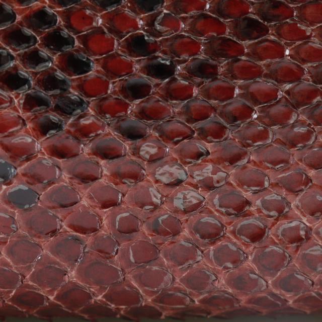 LOEWE ロエベ ミッシースモール 3WAY パイソン 赤/黒 ハンドバッグ