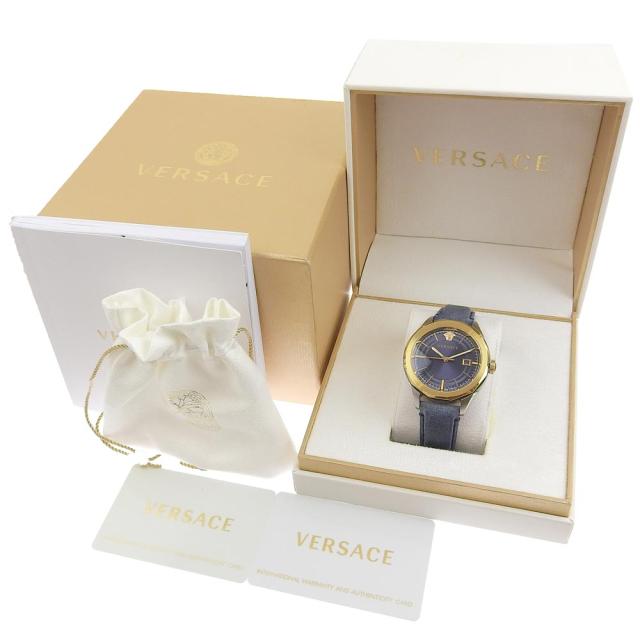 VERSACE ヴェルサーチ VERA WR5 SS ゴールド クオーツ アナログ表示 