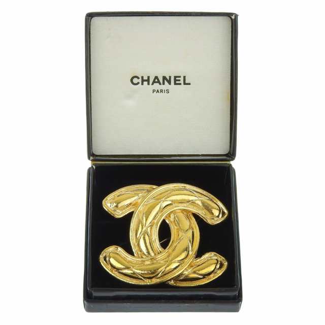 【CHANEL】シャネル マトラッセ ヴィンテージ 金メッキ メンズ カフス