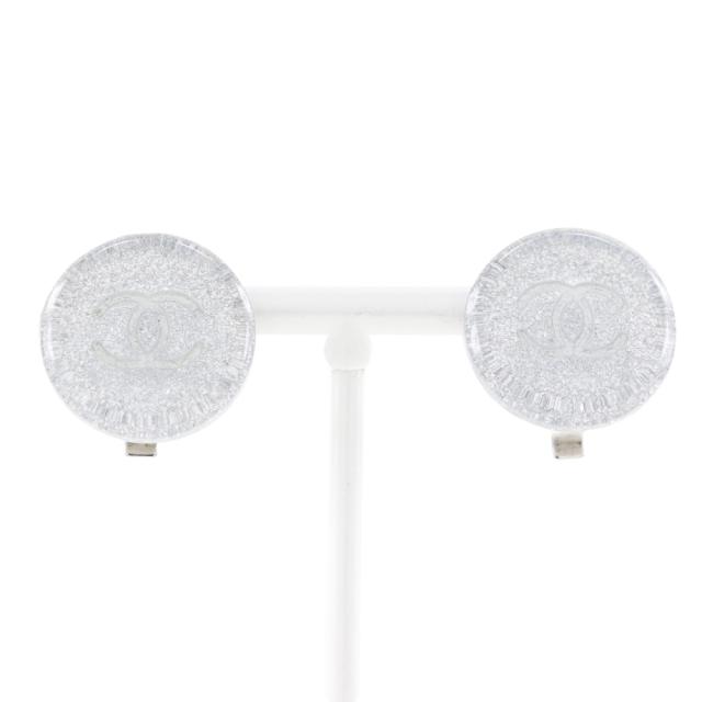 CHANEL シャネル ココマーク プラスチック シルバー イヤリング レディース 【中古】 23,288円