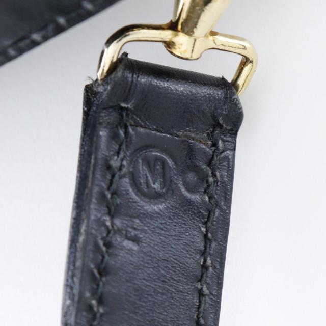 HERMES エルメス ダブルH ヴィンテージ カーフ 黒/ゴールド金具