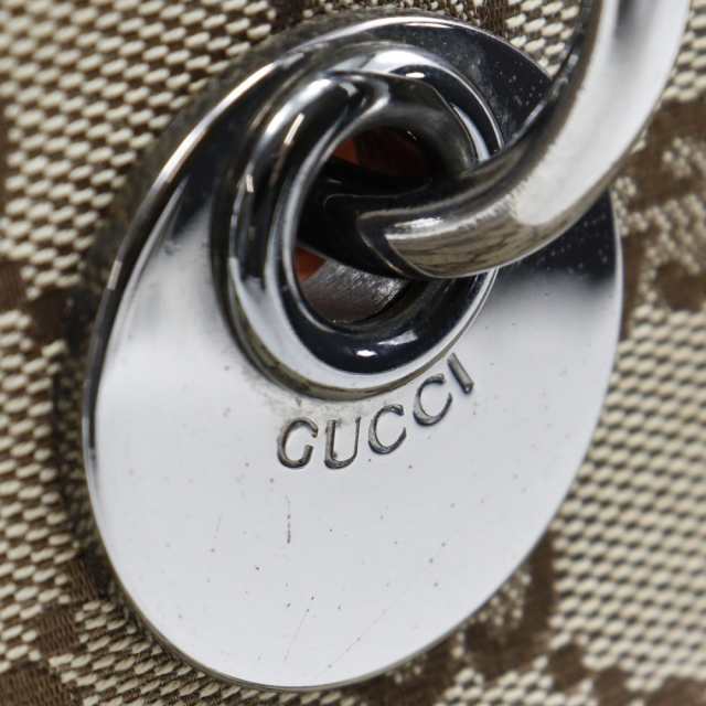 GUCCI グッチ エクリプス 120844 GGキャンバス 茶 ハンドバッグ