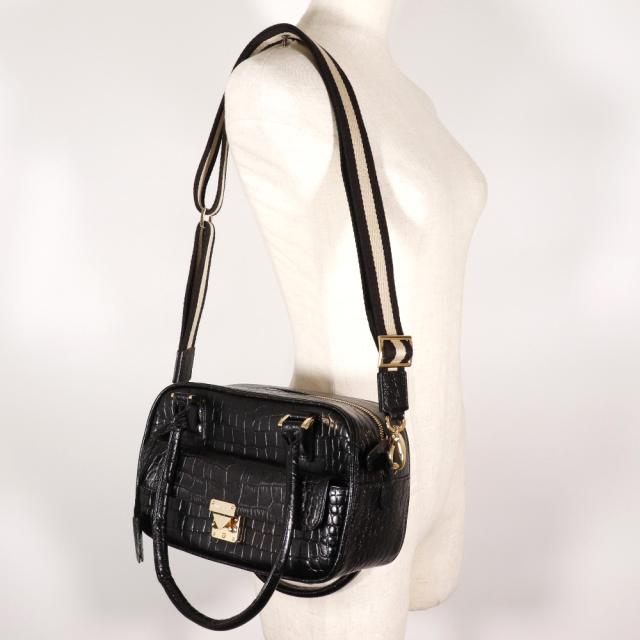 LEATHER JEWELS　レザージュエルズ最高峰2WAYマットクロコダイルレザートートバッグ（ショルダーストラップ付）☆ブラック 駅南やまご質店オンラインショップ ⁄ レザージュエルズ MODEL T モデル