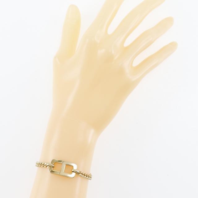 Dior クリスチャンディオール ブレスレットセット CDロゴ 金メッキ ネックレス_7