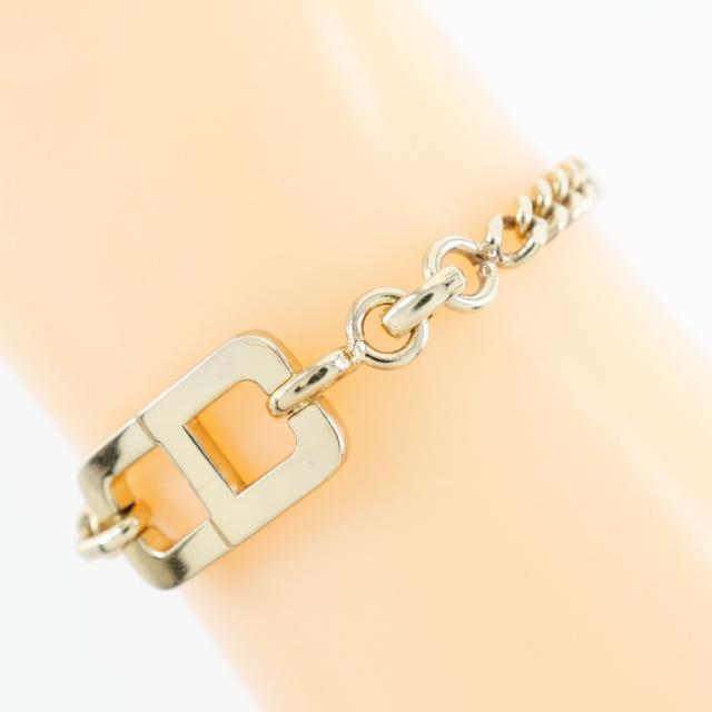 Dior クリスチャンディオール ブレスレットセット CDロゴ 金メッキ ネックレス_8