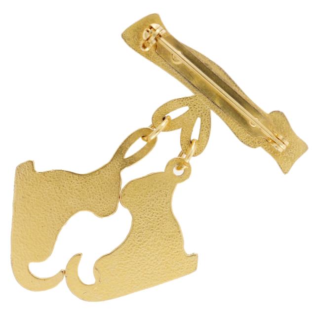 エルメスHERMESスケート靴のブローチ エルメス スケート靴 ブローチ