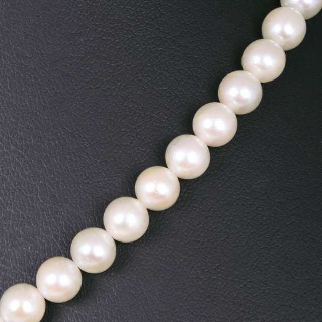 特価好評真珠パールネックレス 約5.9～6.1mm 25.5g冠婚葬祭 アクセサリー