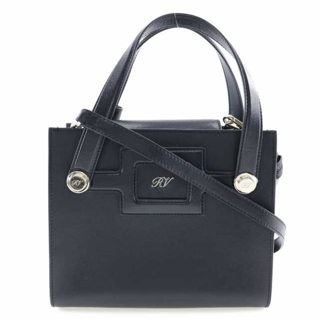 Roger Vivier ロジェ ヴィヴィエ カーフ 黒 ハンドバッグ レディース 【中古】 ランクAの通販は