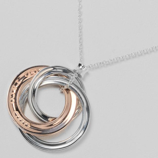 TIFFANY&Co. ティファニー 1837 インターロッキング サークル 3連 シルバー925 ネックレスの通販は