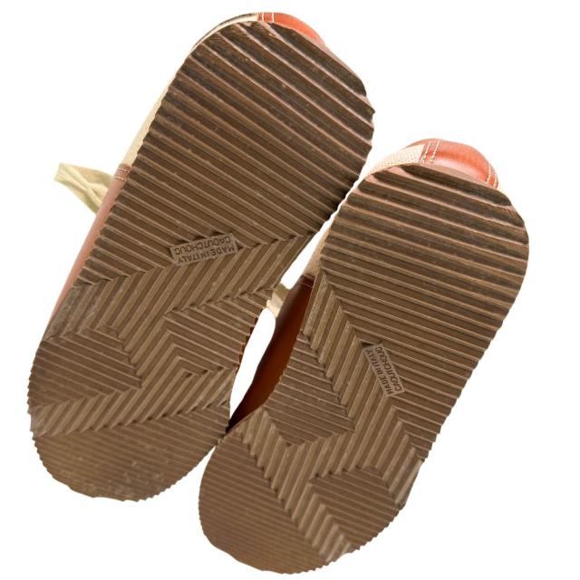 極美品 エルメス Hロゴ クイック スニーカー 39 茶 ブラウン レディース HERMES Quick クイック / エルメス Hロゴ 牛革 カーフ 定番