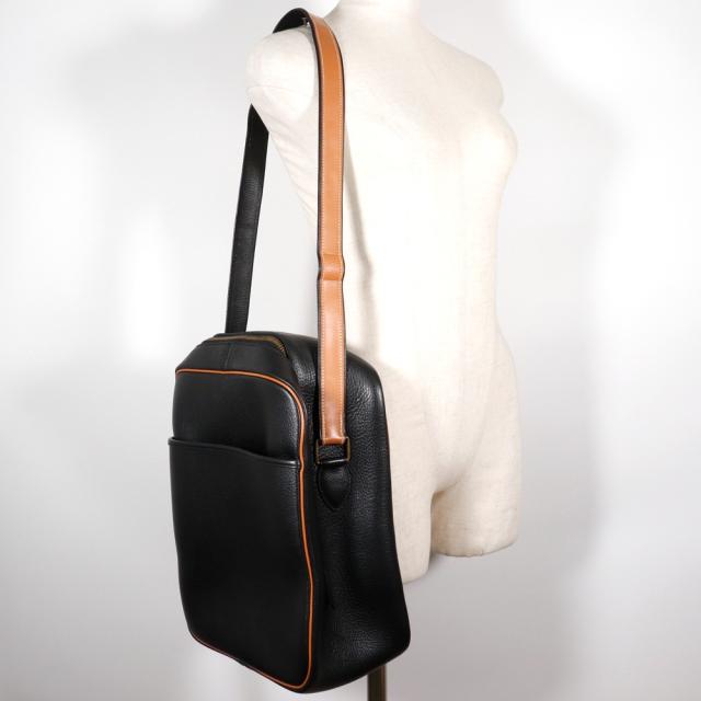 HERMES エルメス ヴィクトリア アルデンヌ 黒 ショルダーバッグ ユニセックス 【中古】_8