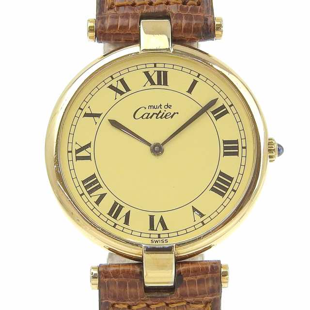 CARTIER カルティエ ヴェルメイユ 590003 シルバー925 クオーツ アナログ表示