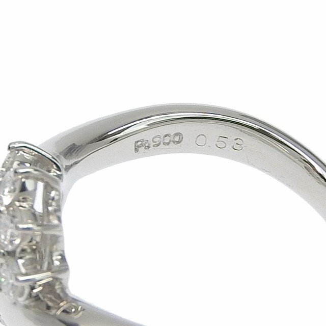 Pt900プラチナ 11.5号 リング・指輪 6.9g レディース 【中古】 Pt900プラチナ 11.5号 リング・指輪 6.9g レディース 【中古】