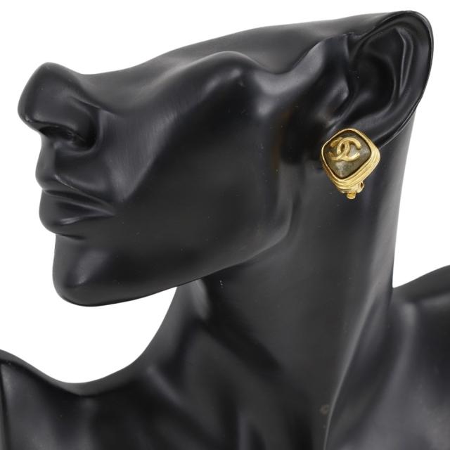 CHANEL シャネル ココマーク ヴィンテージ 金メッキ イヤリング 20.2g レディース_1