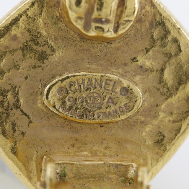 CHANEL シャネル ココマーク ヴィンテージ 金メッキ イヤリング 20.2g レディース_6