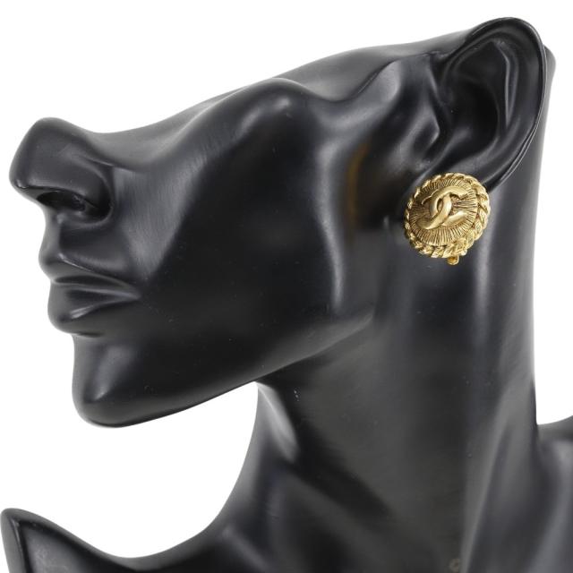 CHANEL シャネル ココマーク ヴィンテージ 金メッキ イヤリング 16.0g レディース_1