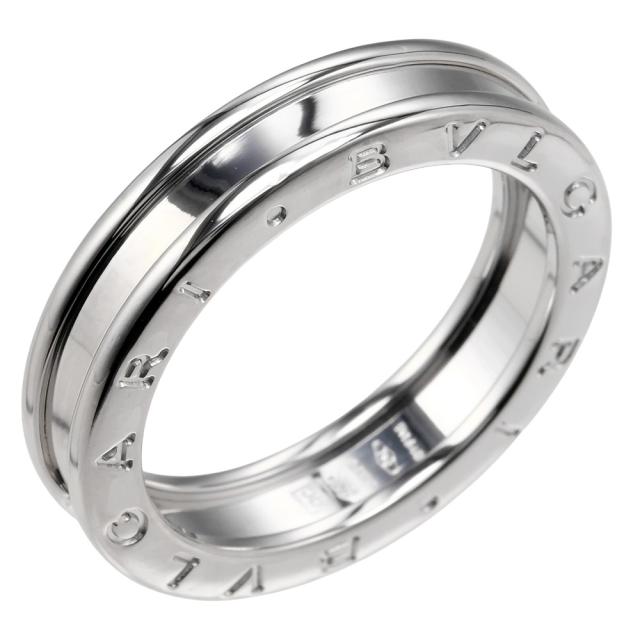 BVLGARI ブルガリ ビーゼロワン K18ホワイトゴールド 15.5号 リング・指輪 6.53g レディースの通販は