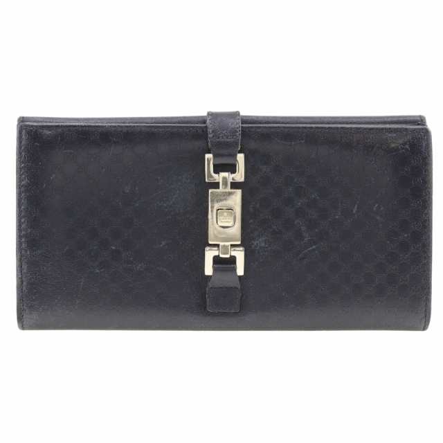 GUCCI グッチ 035.2031.2134 レザー 黒 長財布 ユニセックス 【中古】