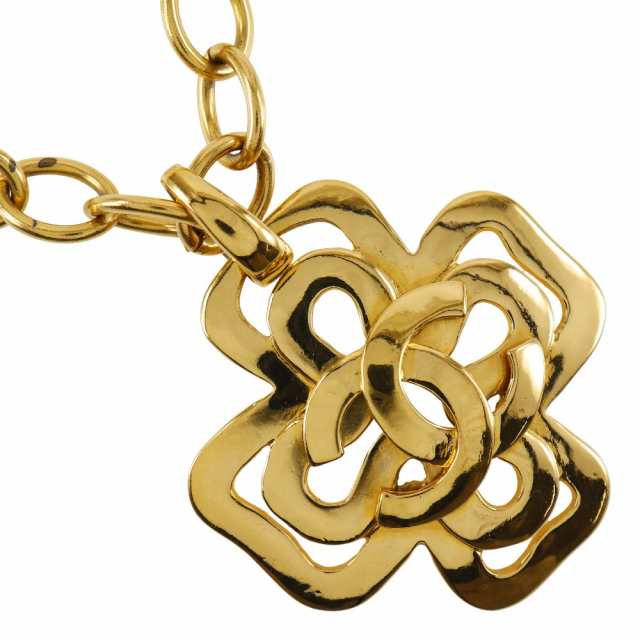 CHANEL シャネル ココマーク クロス クロス 金メッキ ネックレス 135g レディース 【中古】の通販は