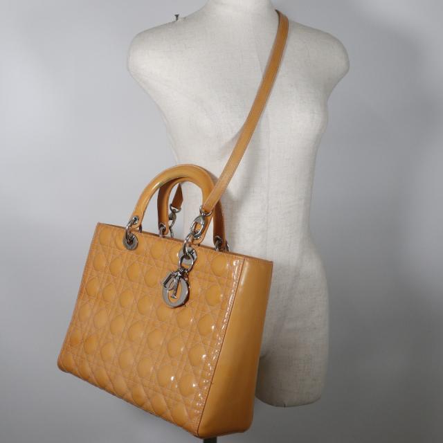Dior クリスチャンディオール レディディオール 09-BO-0174 パテント 