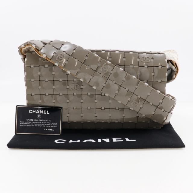 CHANEL シャネル パズルショルダー プラスチック ショルダーバッグ