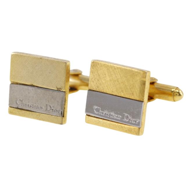 Dior クリスチャンディオール 金メッキ カフス メンズ 【中古】_1