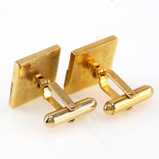 Dior クリスチャンディオール 金メッキ カフス メンズ 【中古】_2