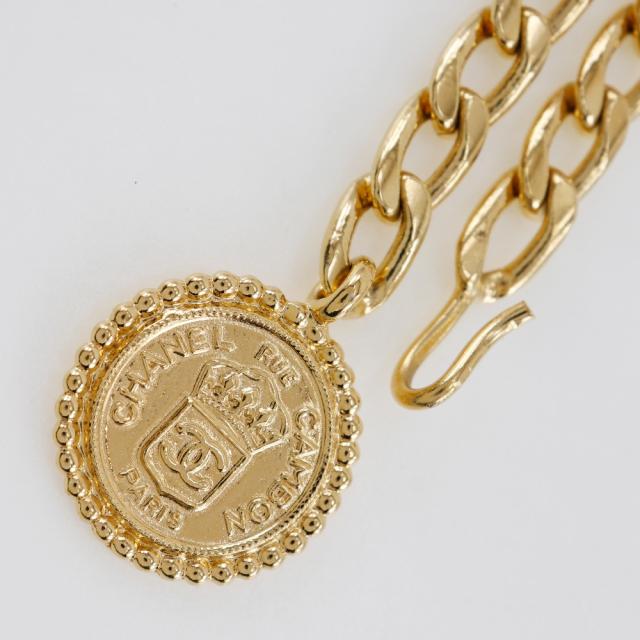 CHANEL シャネル チェーンベルト 金メッキ ベルト レディース 【中古】_3