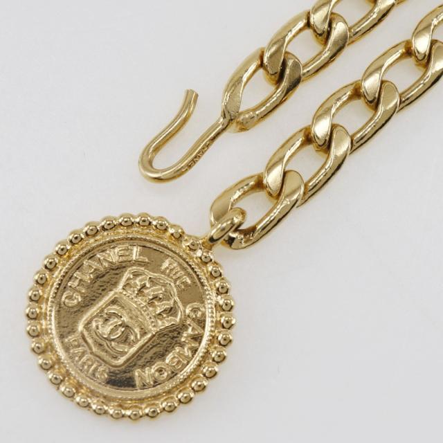 CHANEL シャネル チェーンベルト 金メッキ ベルト レディース 【中古】_4