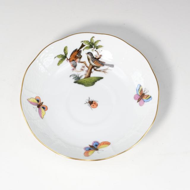 HEREND ヘレ ンド ロスチャイルドバード RO プレート デザート皿 ②