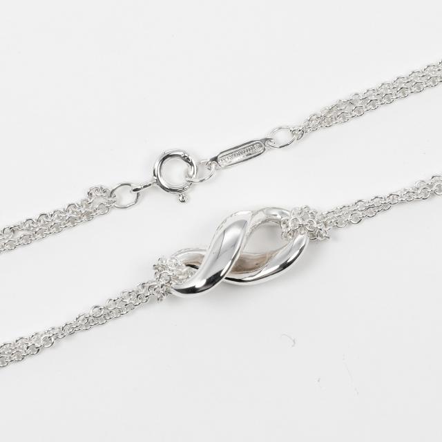 Tiffany & Co. インフィニティ ネックレス ダブルチェーン TIFFANY&Co