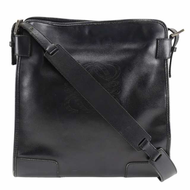 LOEWE ロエベ アナグラム カーフ ショルダーバッグ レディース 【中古】