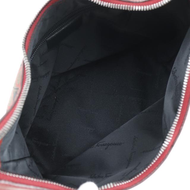 Salvatore Ferragamo サルヴァトーレフェラガモ ガンチーニ AU-21/3343 キャンバス レッド