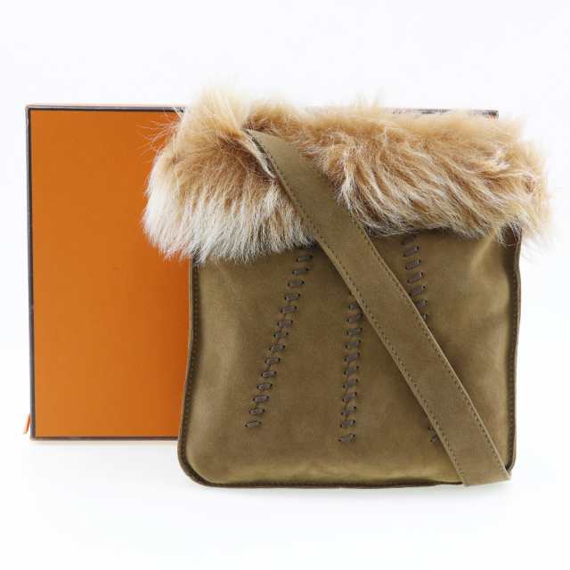 HERMES エルメス サックトゥドゥ スウェード ショルダーバッグ レディース 【中古】