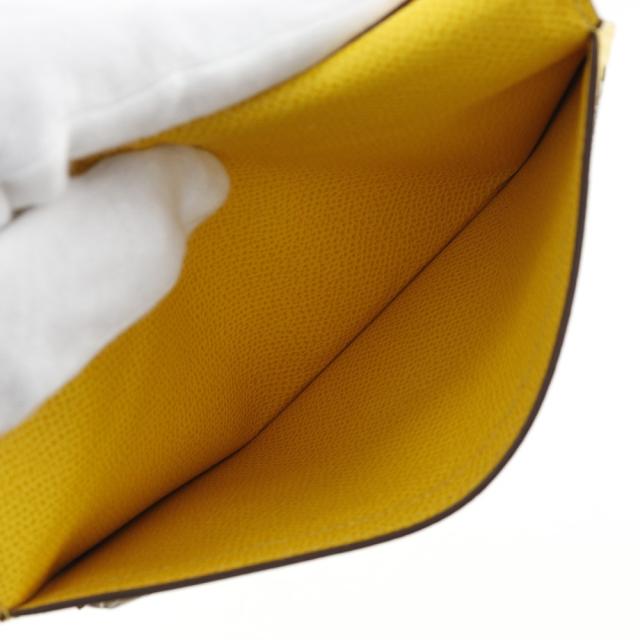 HERMES エルメス ベアン ヴォーエプソン 黄色 長財布 ユニセックス 【中古】_6
