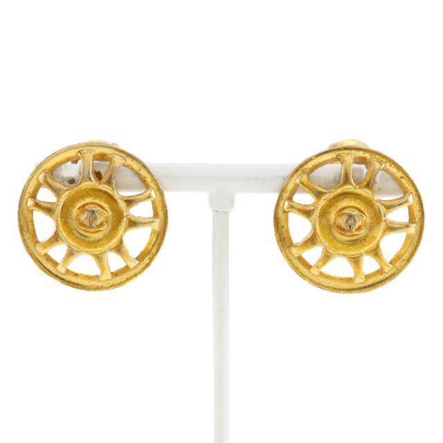 CHANEL シャネル 金メッキ イヤリング 8.7g レディース 【中古】