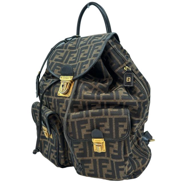FENDI フェンディ ズッカ柄 キャンバス リュック・デイパック 