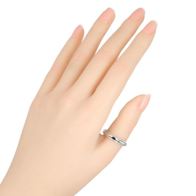 【最終出品】Tiffany & Co.プラチナ950 ミルグレインリング #17 ティファニーミルグレインリング ＃5 レディース Pt950プラチナ