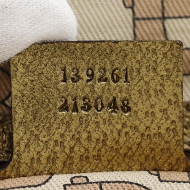 GUCCI グッチ 139261 GGキャンバス 茶 ハンドバッグ レディース 【中古】_10