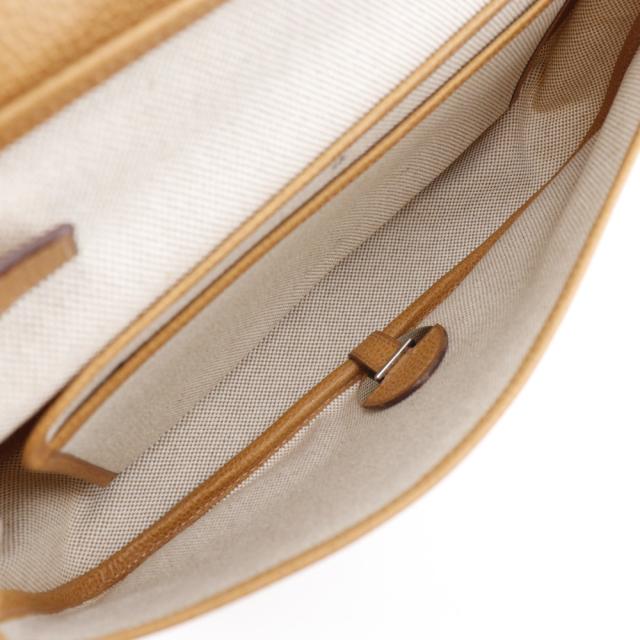 HERMES エルメス サックコロラドMM トワルアッシュ ゴールド 茶