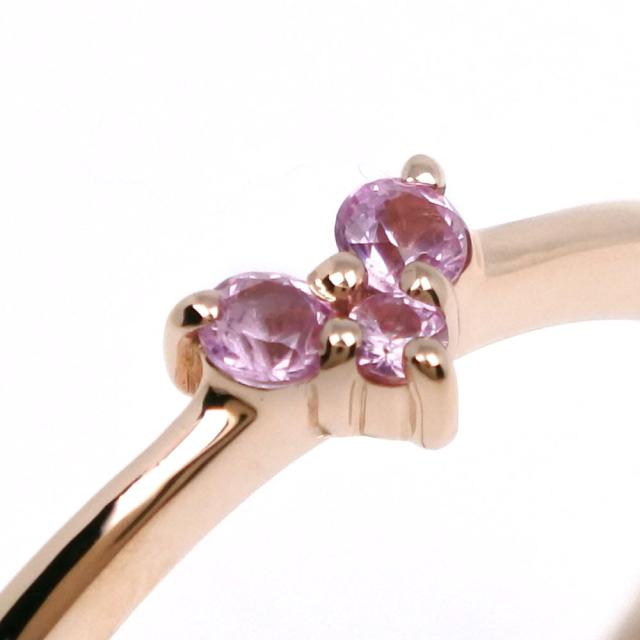 ete エテ ハート K18ピンクゴールド 7号 リング・指輪 1.7g レディース