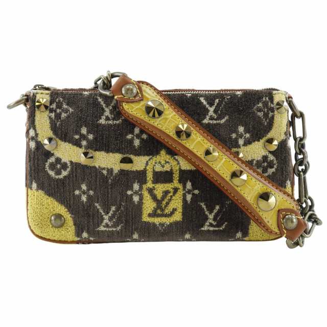 LOUIS VUITTON ルイ・ヴィトン トロンプイユ ポシェットアクセソワール スタッズ スタッズ M92710の通販は
