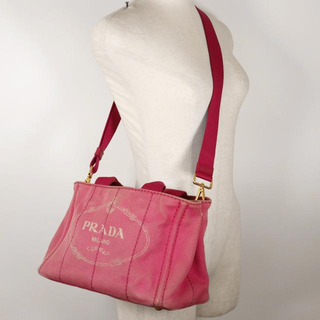 PRADA プラダ ハンドバッグ レディース ピンク ミニポシェット